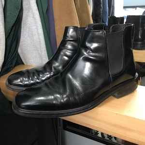 10.5 Cole Haan Chelsea Boots Black Leather